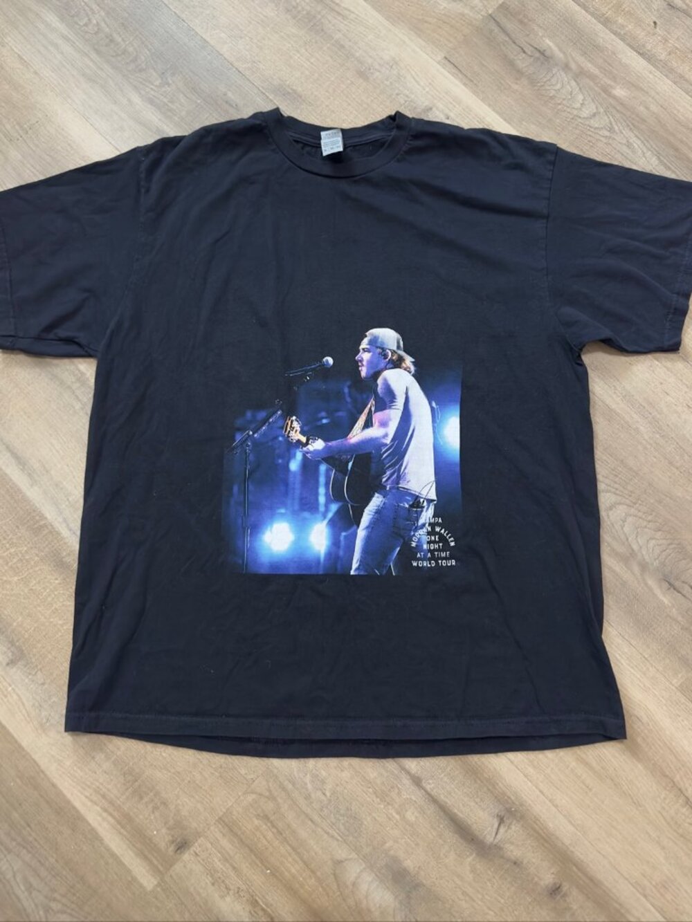 Morgan Wallen One Night At A Time World Tour Tee Mens XL Black